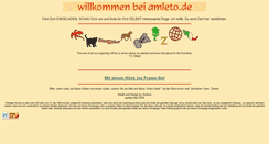 Desktop Screenshot of amleto.de